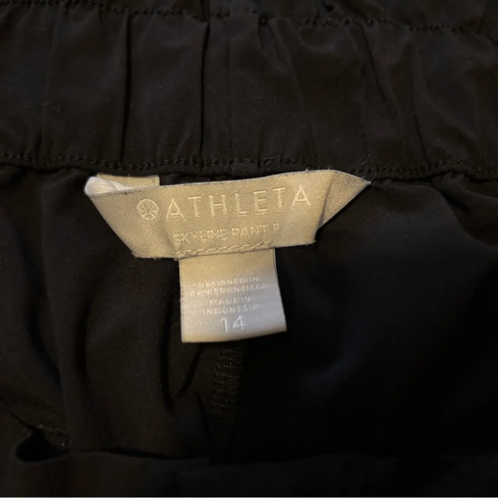 Athleta Black Skyline Pant II - size 14 - Picture 3 of 5